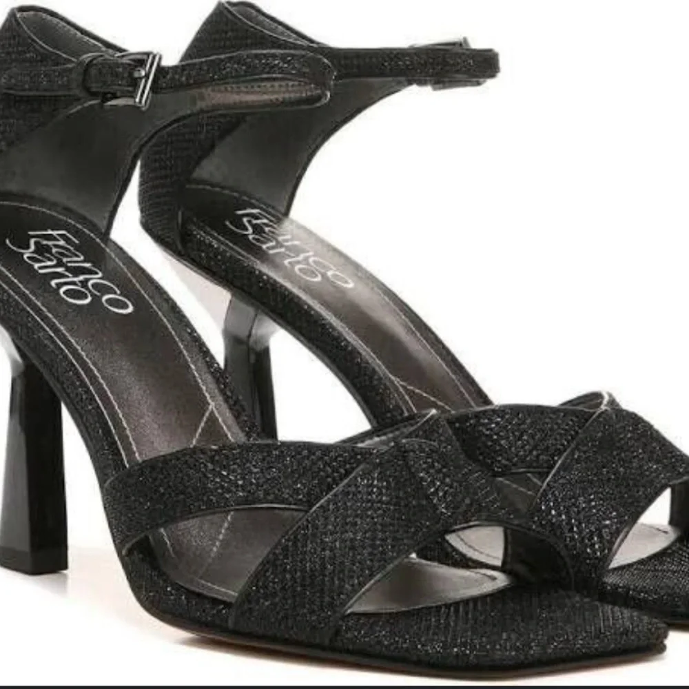 Franco Sarto Rania 2 black hells SZ 8.5 women’s shoes heels nwt #5